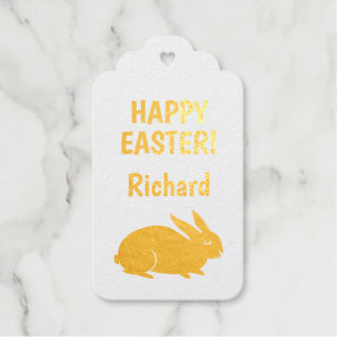 Happy Easter Foil Gift Tags