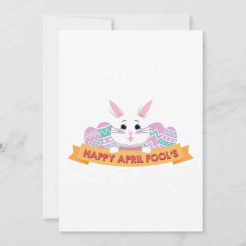 Happy Easter Fools Day April 1 2018 Holiday Card