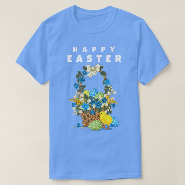 Happy Easter  for Easter Holiday Celebration  T-Shirt (Design Front)