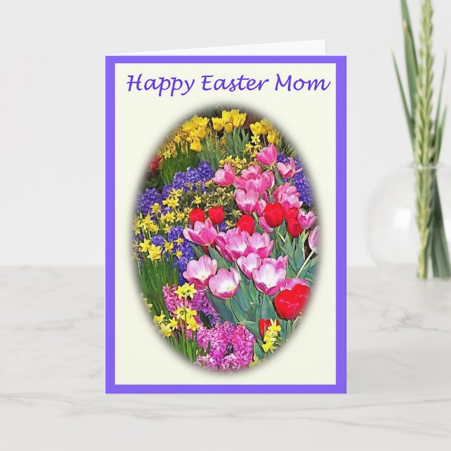 Happy Easter for Mom Holiday Card (Front)