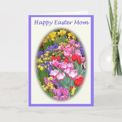 Happy Easter for Mom Holiday Card