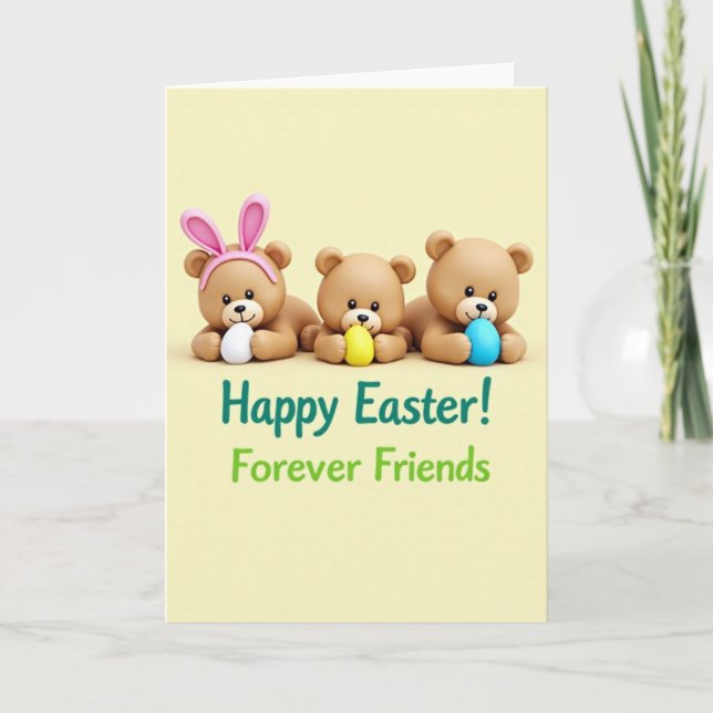 Happy Easter Forever Friends Card (Front)