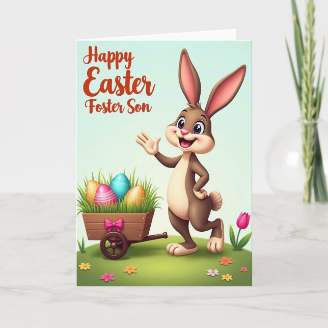 Happy Easter Foster Son Card (Front)