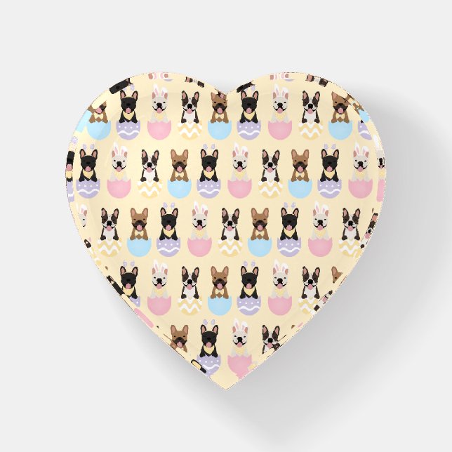 Happy Easter French Bulldog Paperweight (Front)