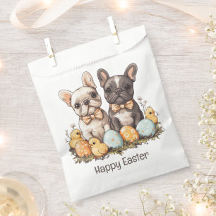 Happy Easter French Bulldogs Favor Bag