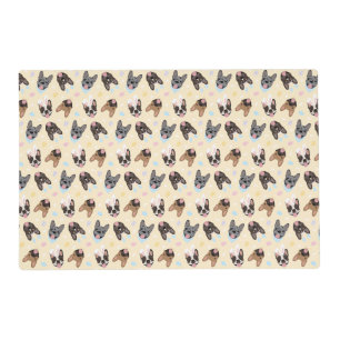 Happy Easter French Bulldogs Placemat