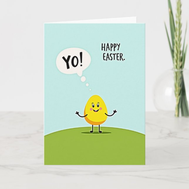 Happy Easter Friend Card (Front)