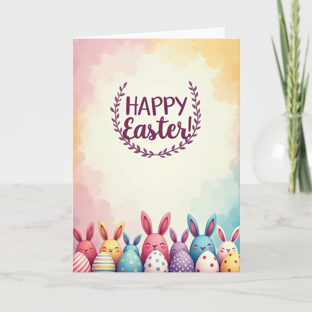 Happy Easter Friends Funny Card (Front)