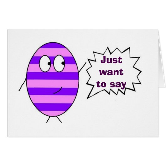 ****HAPPY EASTER*** FROM A FRIENDLY EGG CARDS (Front Horizontal)
