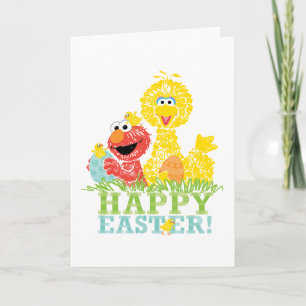 Happy Easter from Elmo & Big Bird Card