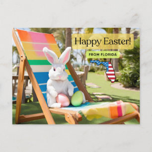 Happy Easter from Florida Postcard