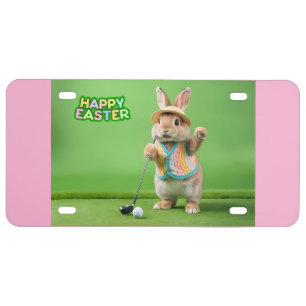 Happy Easter from Hilton Head Island Golf Bunny License Plate