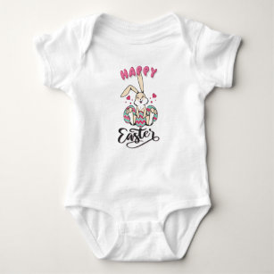 Happy Easter from lovely Easter Bunny Baby Bodysuit
