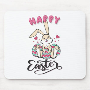 Happy Easter from lovely Easter Bunny Mouse Pad