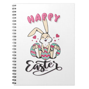 Happy Easter from lovely Easter Bunny Notebook