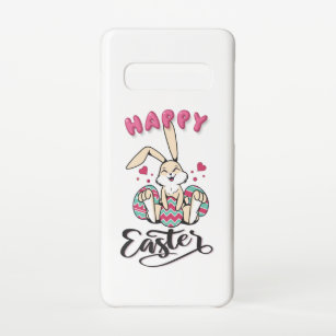 Happy Easter from lovely Easter Bunny Samsung Galaxy S10 Case