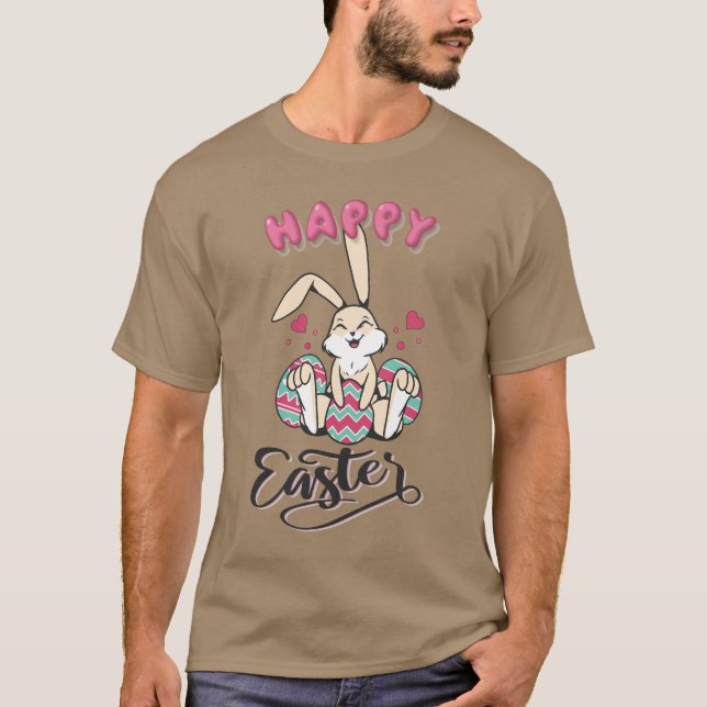 Happy Easter from lovely Easter Bunny T-Shirt (Front)