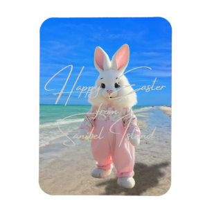 Happy Easter from Sanibel Island Florida Beach Magnet