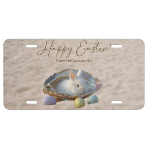 Happy Easter from the Lowcountry Oyster Shell License Plate