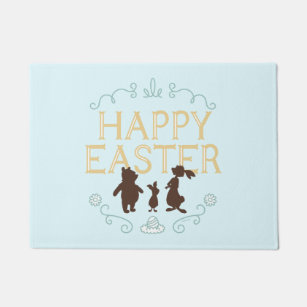 Happy Easter from Winnie The Pooh and Friends Doormat