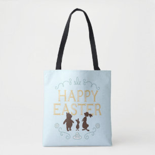 Happy Easter from Winnie The Pooh and Friends Tote Bag