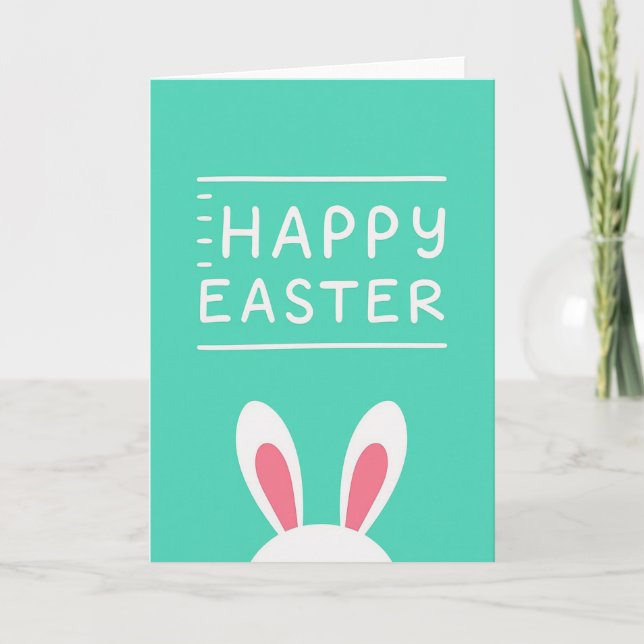 Happy Easter Fun Friend Card (Front)
