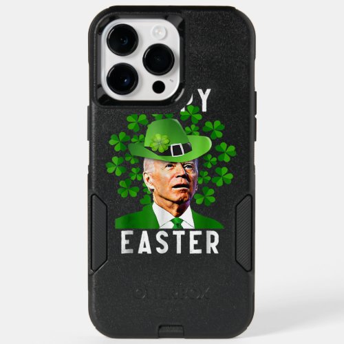 Happy Easter Funny Biden Leprechaun Confused St Pa OtterBox iPhone 14 Pro Max Case