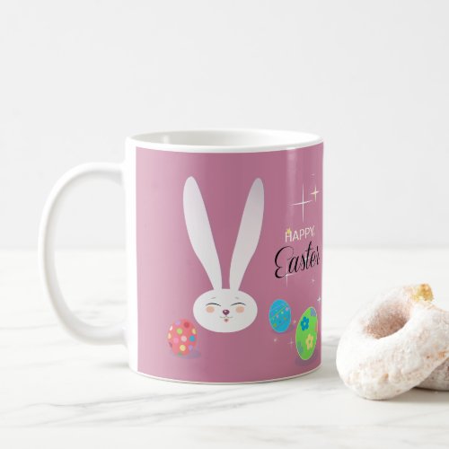 Happy Easter Funny Bunny Coffee Mug