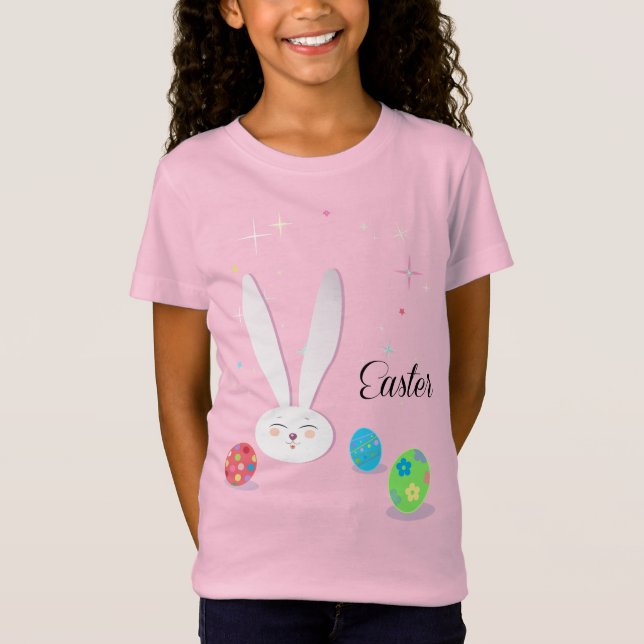 Happy Easter Funny Bunny T-Shirt (Front)
