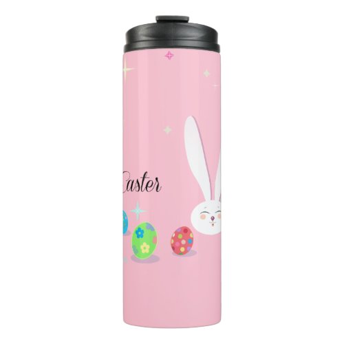 Happy Easter Funny Bunny Thermal Tumbler