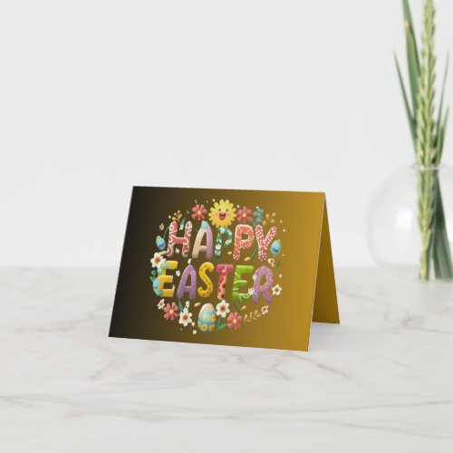 Happy Easter Funny Greeting Card