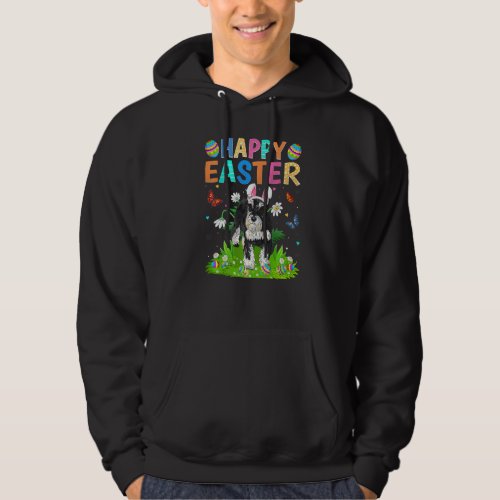 Happy Easter Funny Miniature Schnauzer Dog Easter  Hoodie