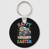 Happy Easter Funny Monster Truck Crush Eggs Toddle