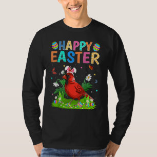 Happy Easter Funny Northern Cardinal Bird Easter S T-Shirt