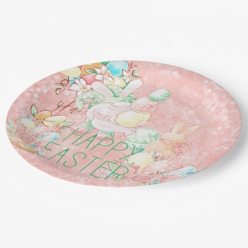 Happy Easter Gnome Paper Plates