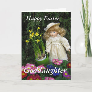 Happy Easter Goddaughter Holiday Card