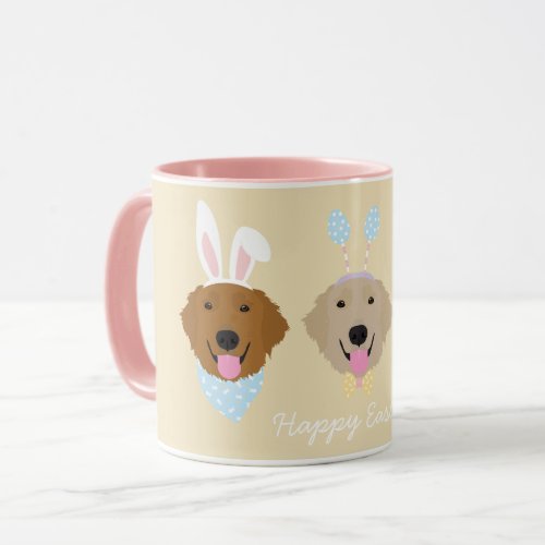 Happy Easter Golden Retriever Mug