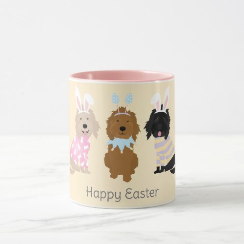 Happy Easter Goldendoodle Dogs Mug