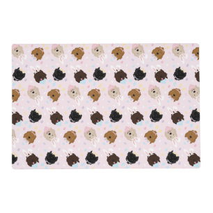 Happy Easter Goldendoodle Dogs Placemat