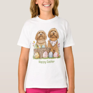 Happy Easter Goldendoodle Dogs T-Shirt