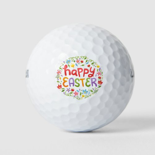 Happy Easter Golf Balls