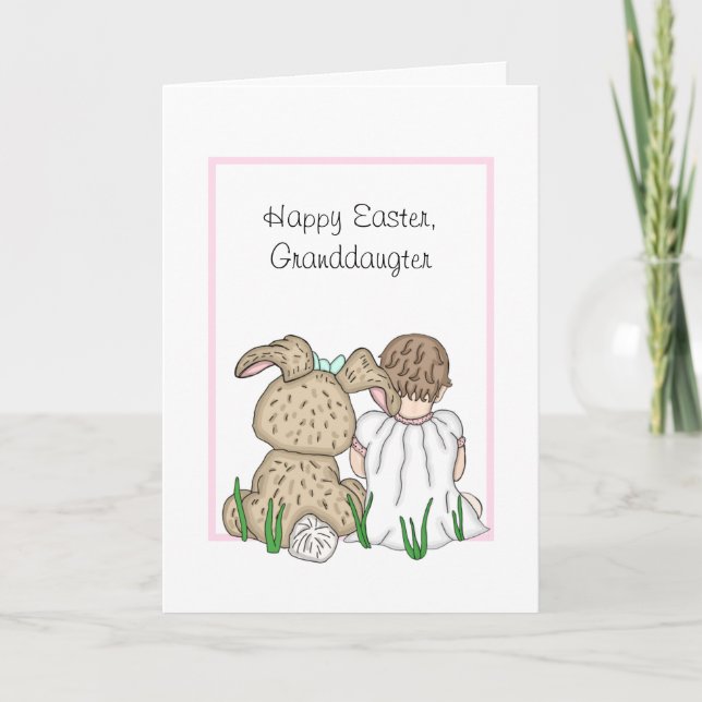Happy Easter Granddaughter   Card (Front)