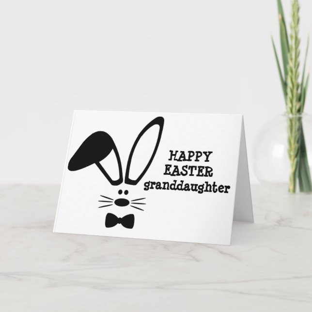 ***HAPPY EASTER GRANDDAUGHTER*** HOLIDAY CARD (Front)