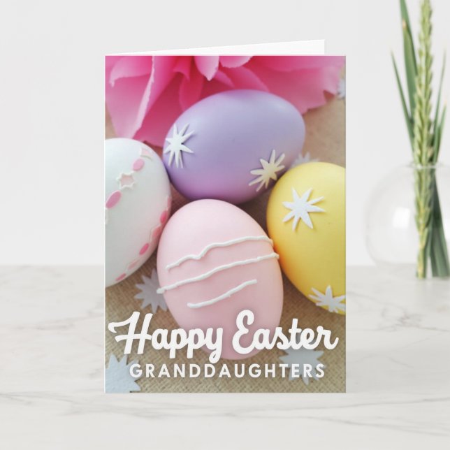 Happy Easter Granddaughters Card (Front)
