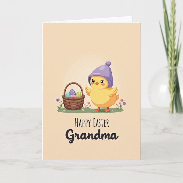 Happy Easter Grandma Greeting Card (Front)