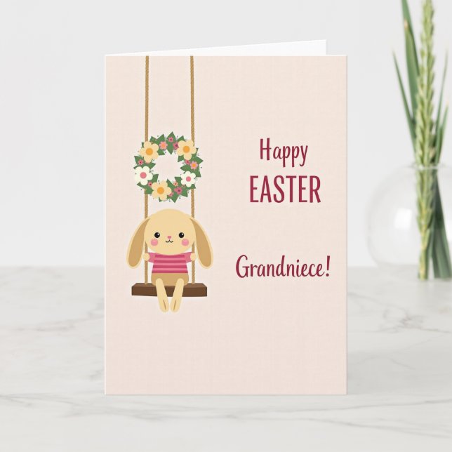 Happy Easter Grandniece Card (Front)