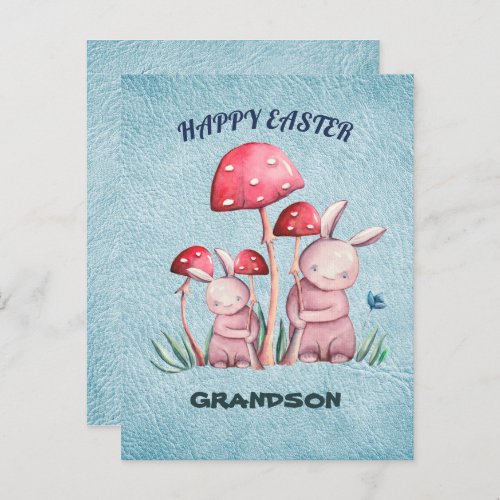 Happy Easter Grandson Postcard