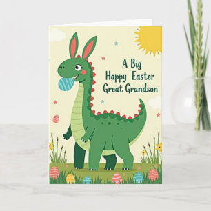 Happy Easter Great Grandson Card