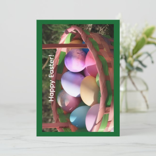Happy Easter Greeting Card (Standing Front)
