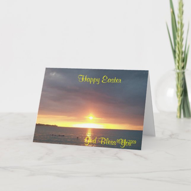 Happy Easter Greeting Card (Front)